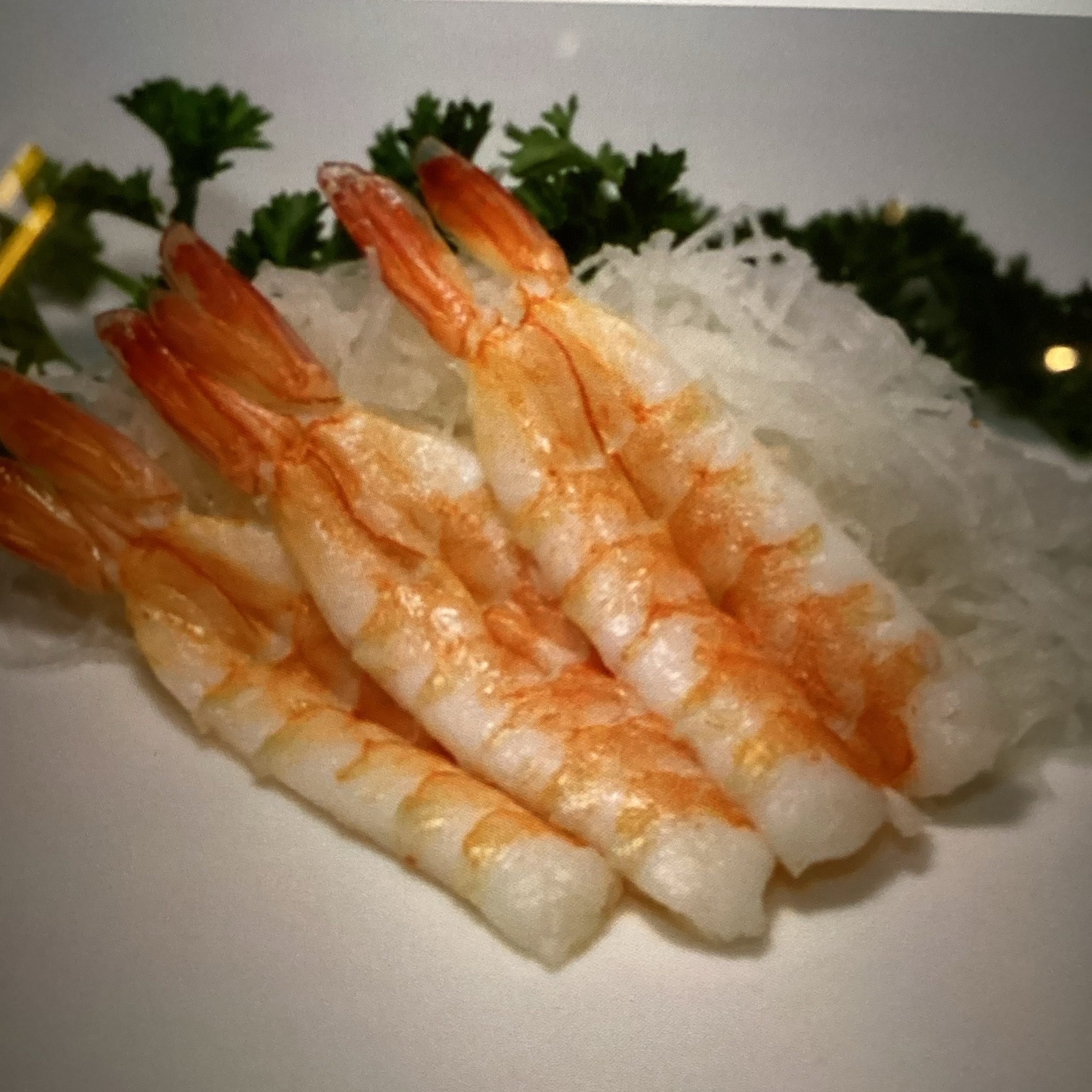 Ebi Sashimi (Shrimp).